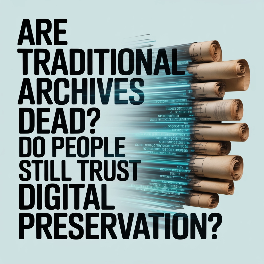 Are Traditional Archives Dead? Do People Still Trust Digital Preservation?